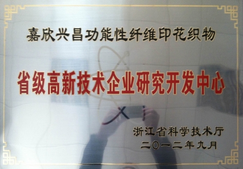 省級(jí)高新研發(fā)中心-興昌